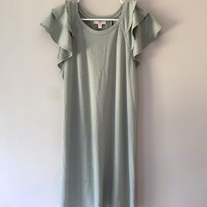Como Vintage Tier Sleeve Mint Green Womens Dress Size Medium